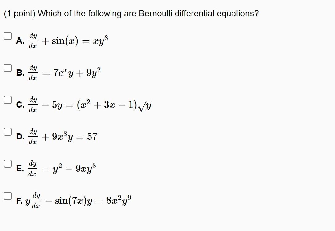 Solved Solve the Bernoulli differntial equation xy' = 9y – | Chegg.com