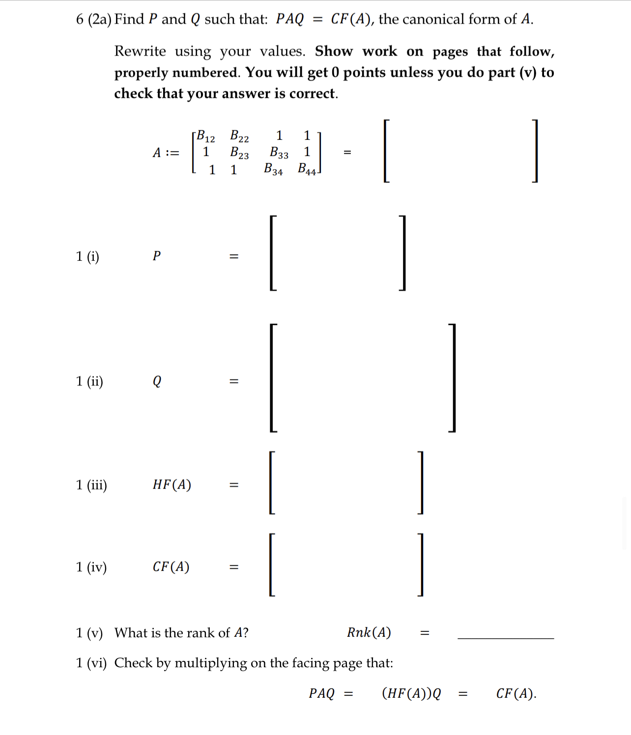 1 (3b) Same information as in (3a) Solve the | Chegg.com