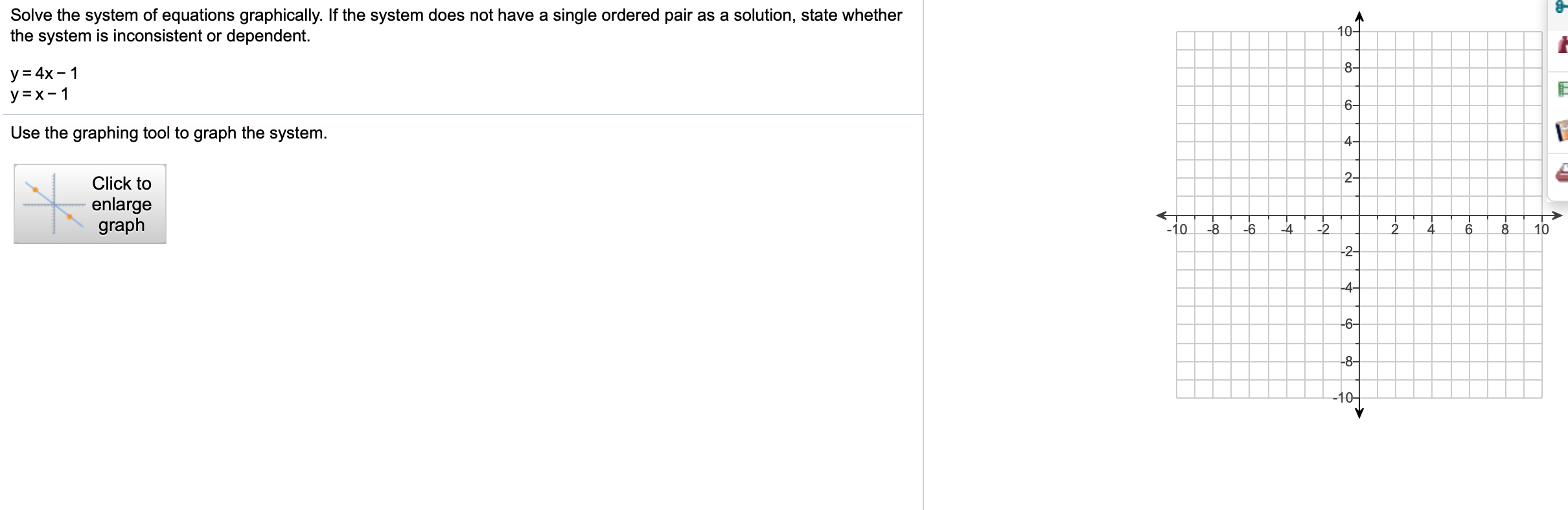 how do you solve a system of equations graphically