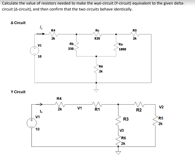 Solved Calculate the value of resistors needed to make the