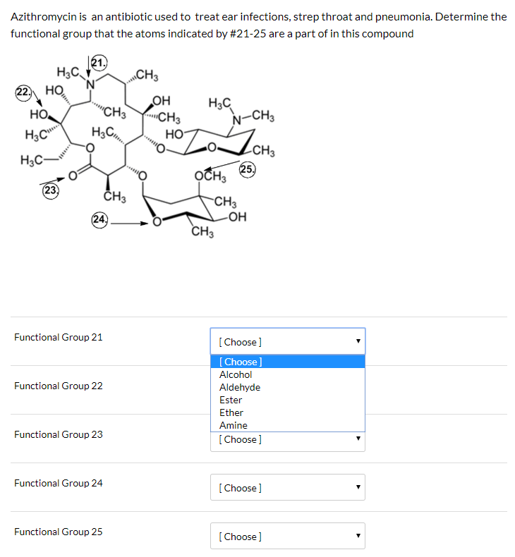 Solved Azithromycin Is An Antibiotic Used To Treat Ear Chegg Com   PhpVj1Ws6 