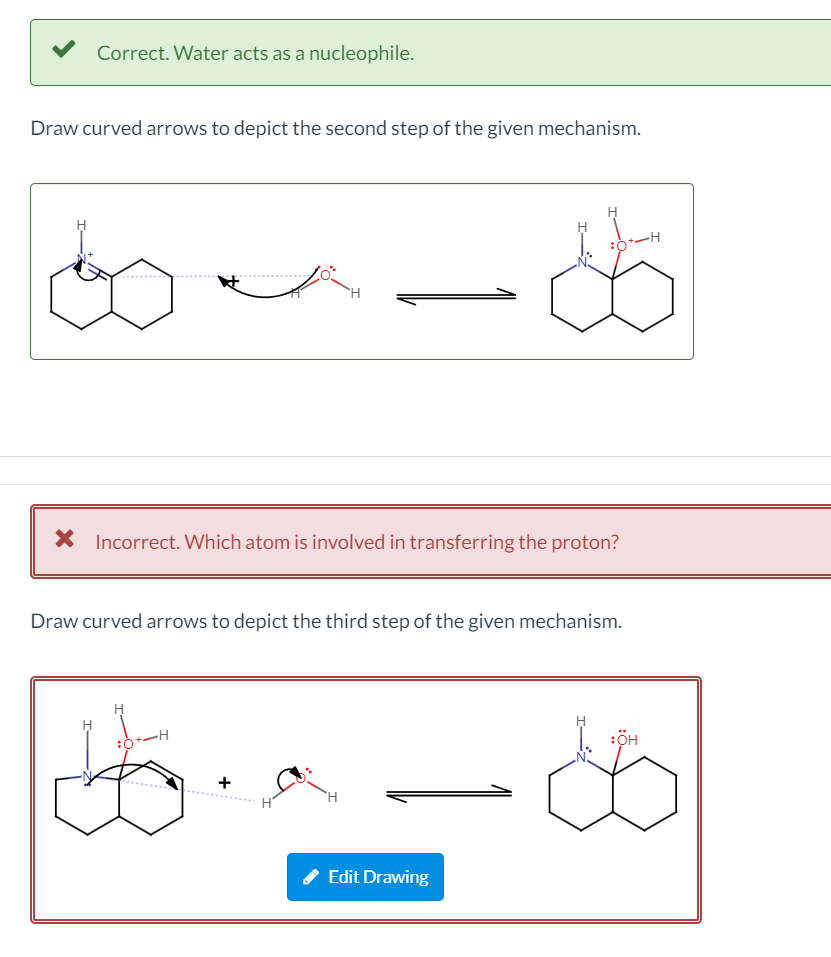 Solved Q19 Draw curved arrows for each step of the