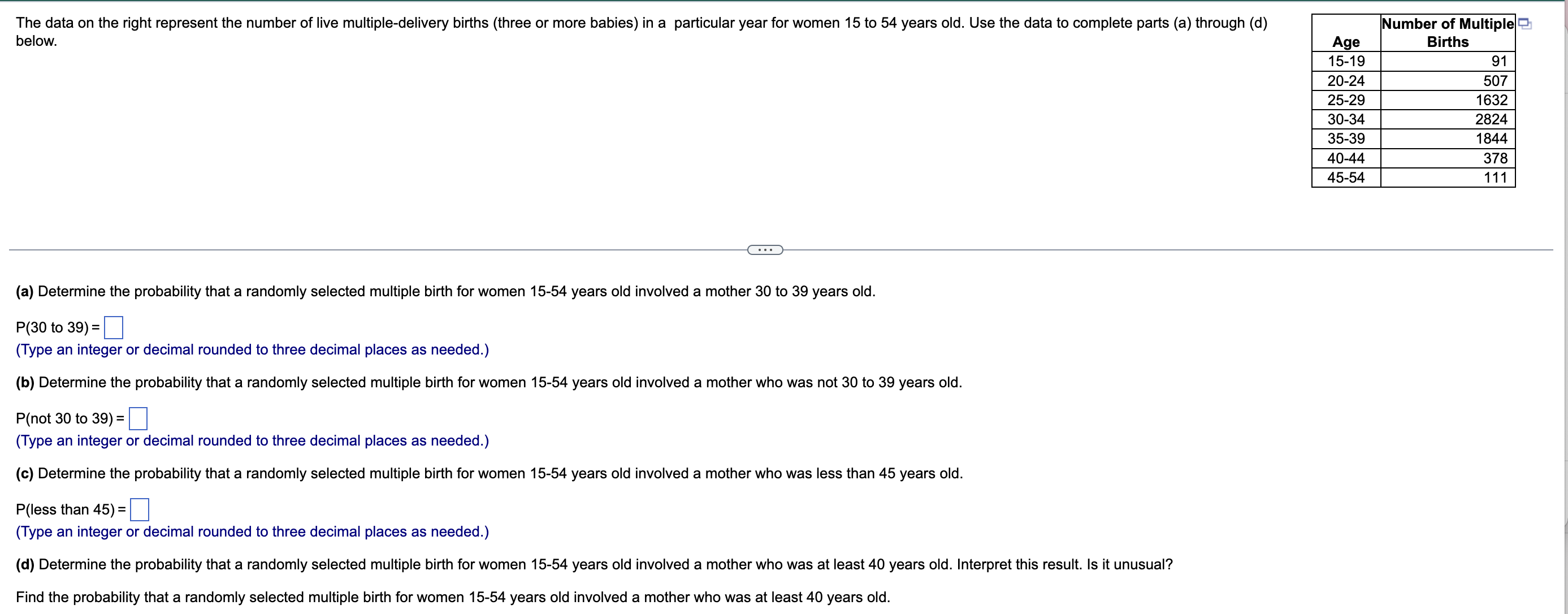Solved interpret this result. Select the correct choice | Chegg.com