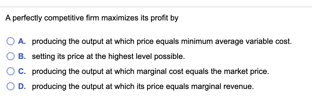 Solved A firm's producer surplus equals its economic profit | Chegg.com