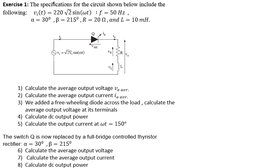 Solved Note Question 4 With Out Free Willing Diode And S Chegg Com