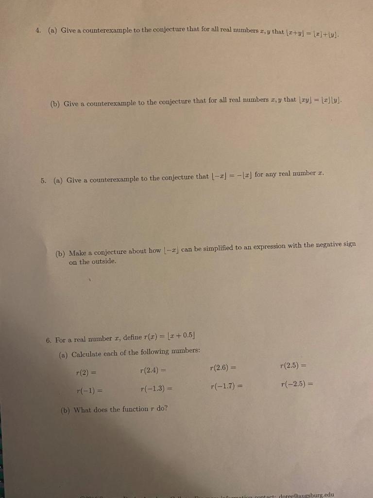 Solved 4. (a) Give A Counterexample To The Conjecture That | Chegg.com