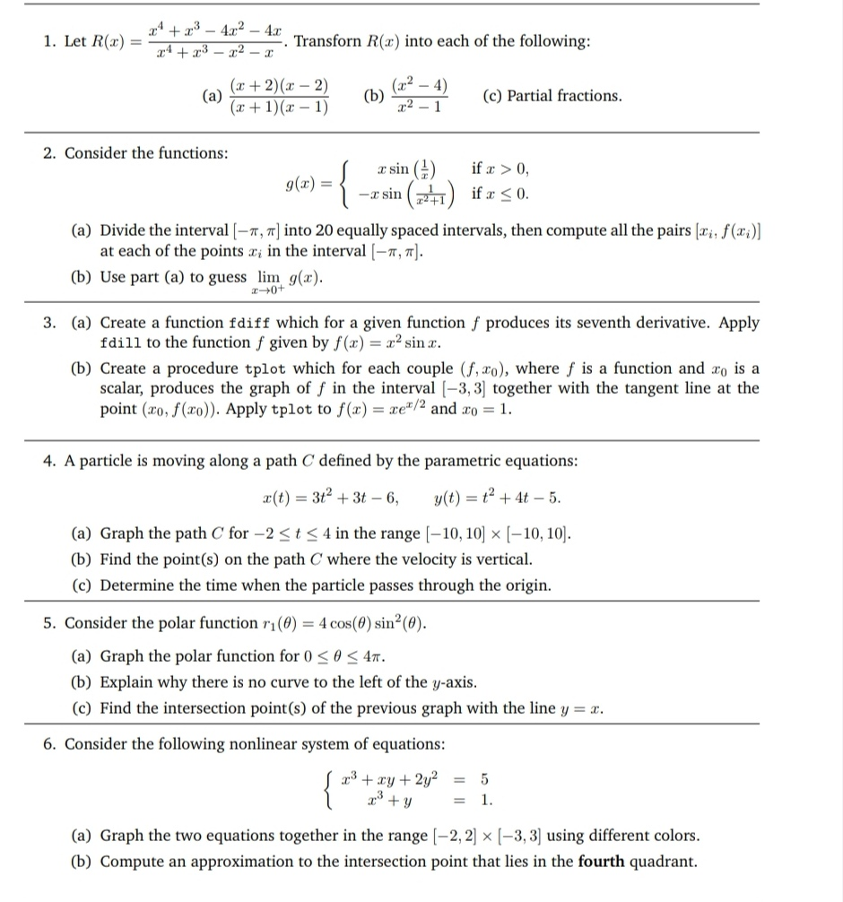 Solved 4 7 X X3 4 22 1 Let R X 24 23 22 Transf Chegg Com