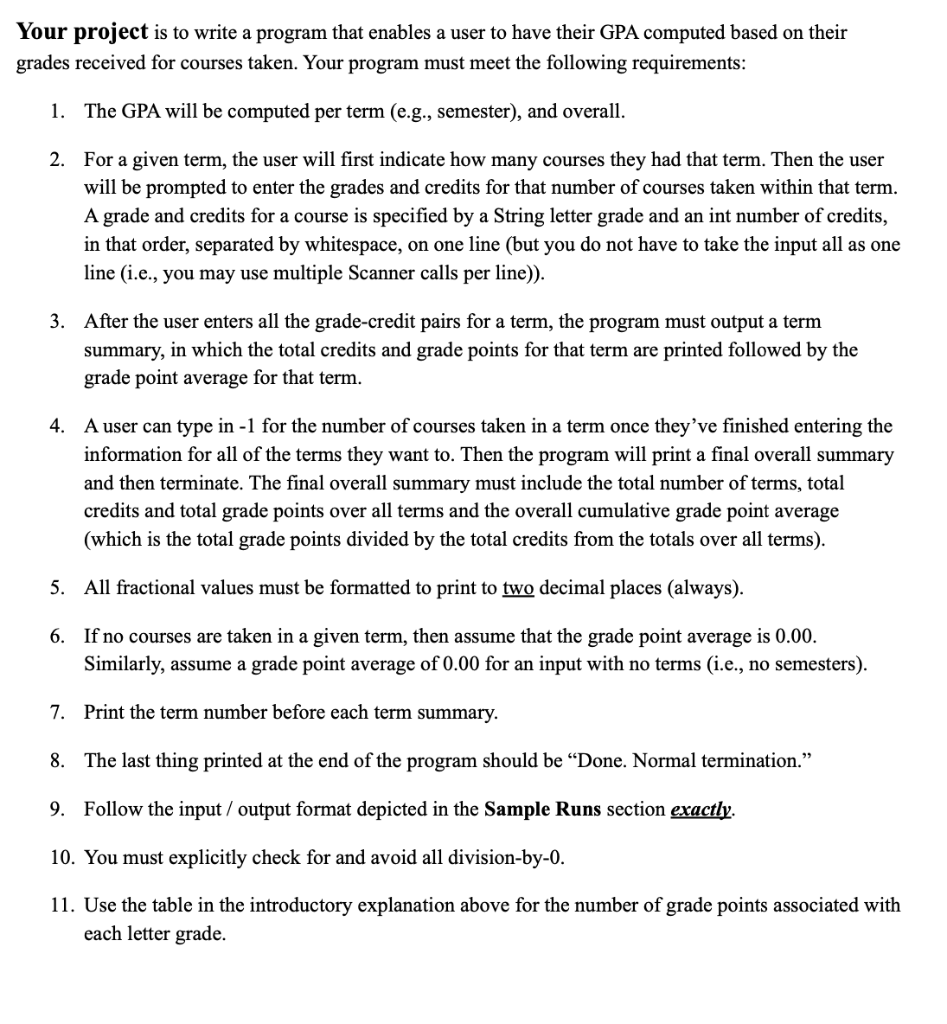 Solved Grade Point Average Computer CS 221 - Fall 2021 Due: | Chegg.com