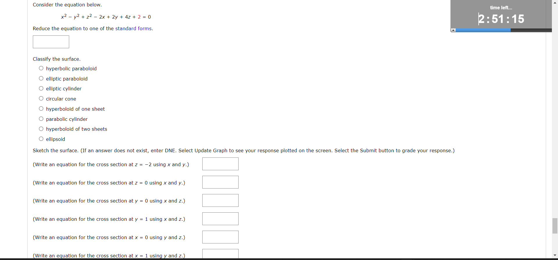 solved-consider-the-equation-below-x2-y2-z2-2x-2y-4z-2-0-chegg