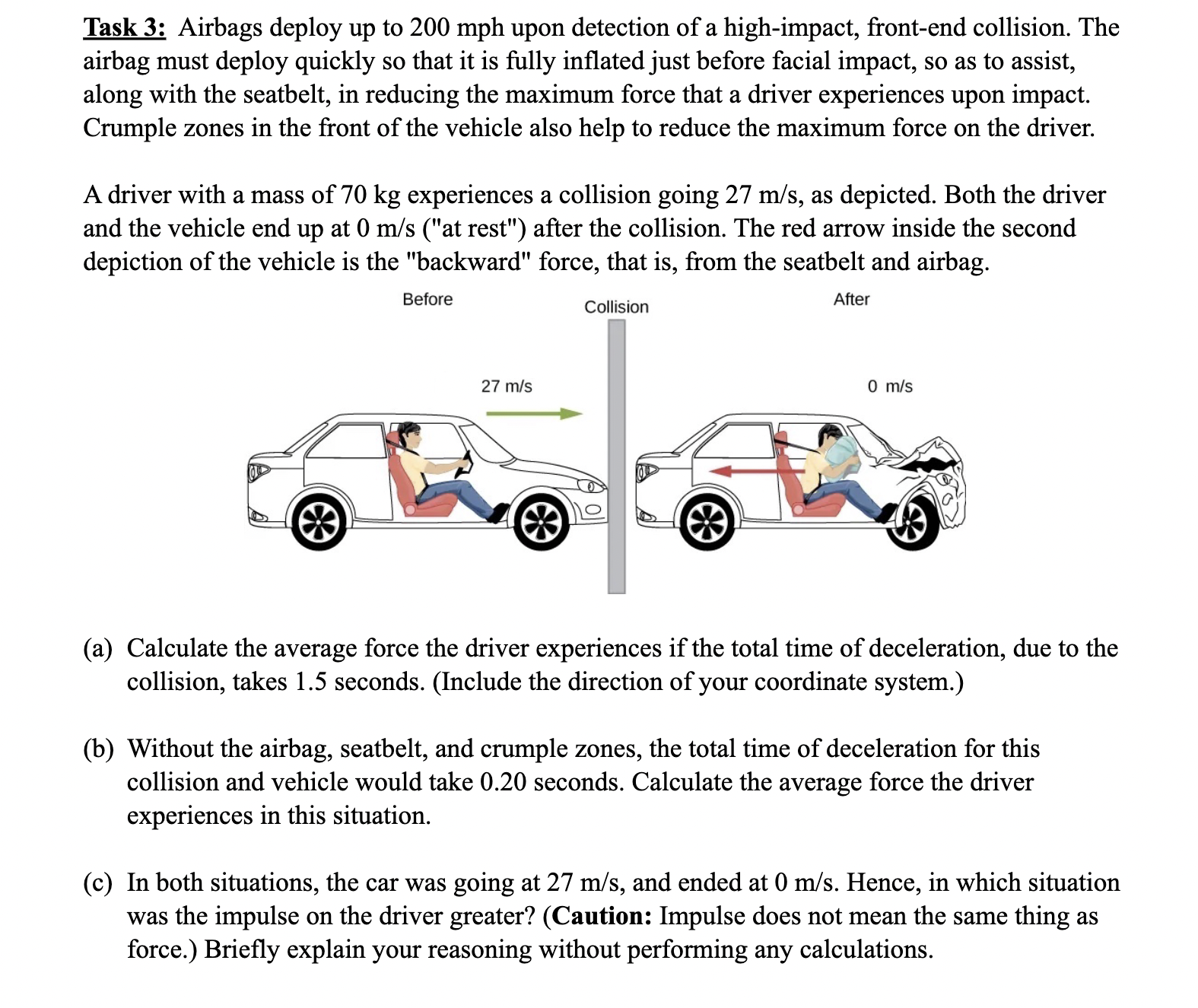 How Much Force to Deploy Airbag? 