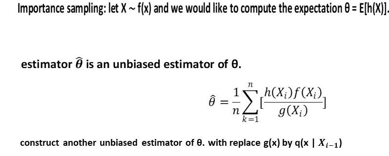 Importance Sampling Let X F X And We Would Like To Chegg Com