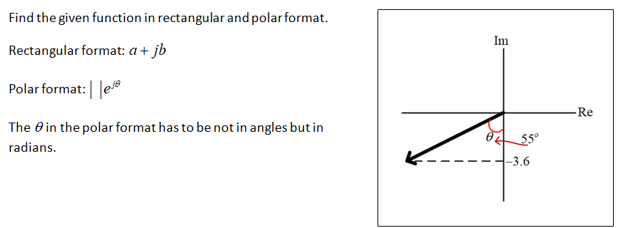 Solved Find the given function in rectangular and | Chegg.com