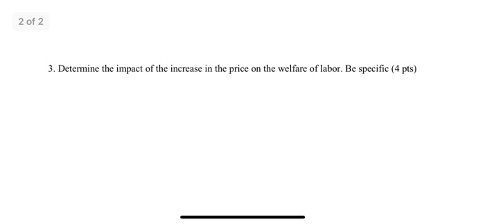answered: show the impact of the decrease in the… |... Solved 2. Determine the impact of the increase in the | Chegg.com
