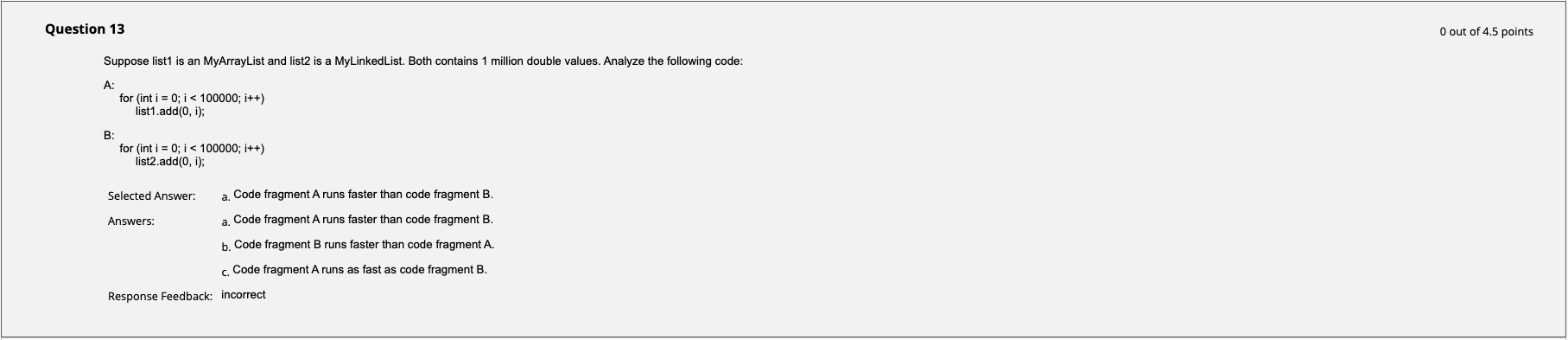 Solved Question 3 O out of 4.5 points Which of the following | Chegg.com