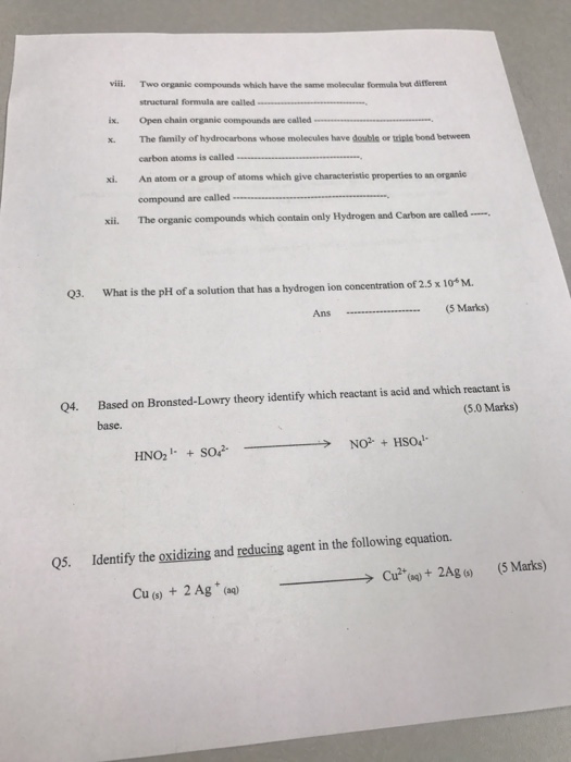 which of the following structural formula of two organic compounds