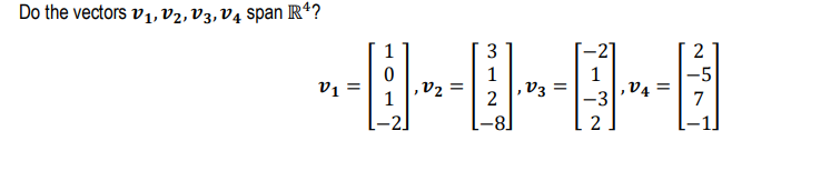 Solved Determine if b is a linear combination of a1,a2, and | Chegg.com