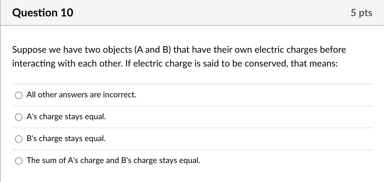 Solved Suppose We Have Two Objects ( A And B ) That Have | Chegg.com