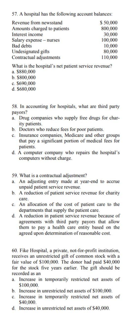 solved-57-a-hospital-has-the-following-account-balances-chegg