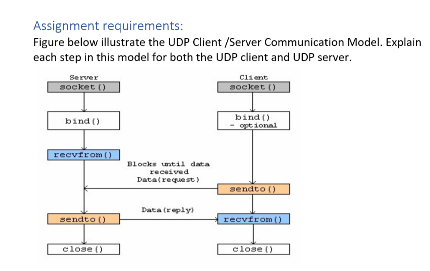 Solved Assignment requirements: Figure below illustrate the | Chegg.com