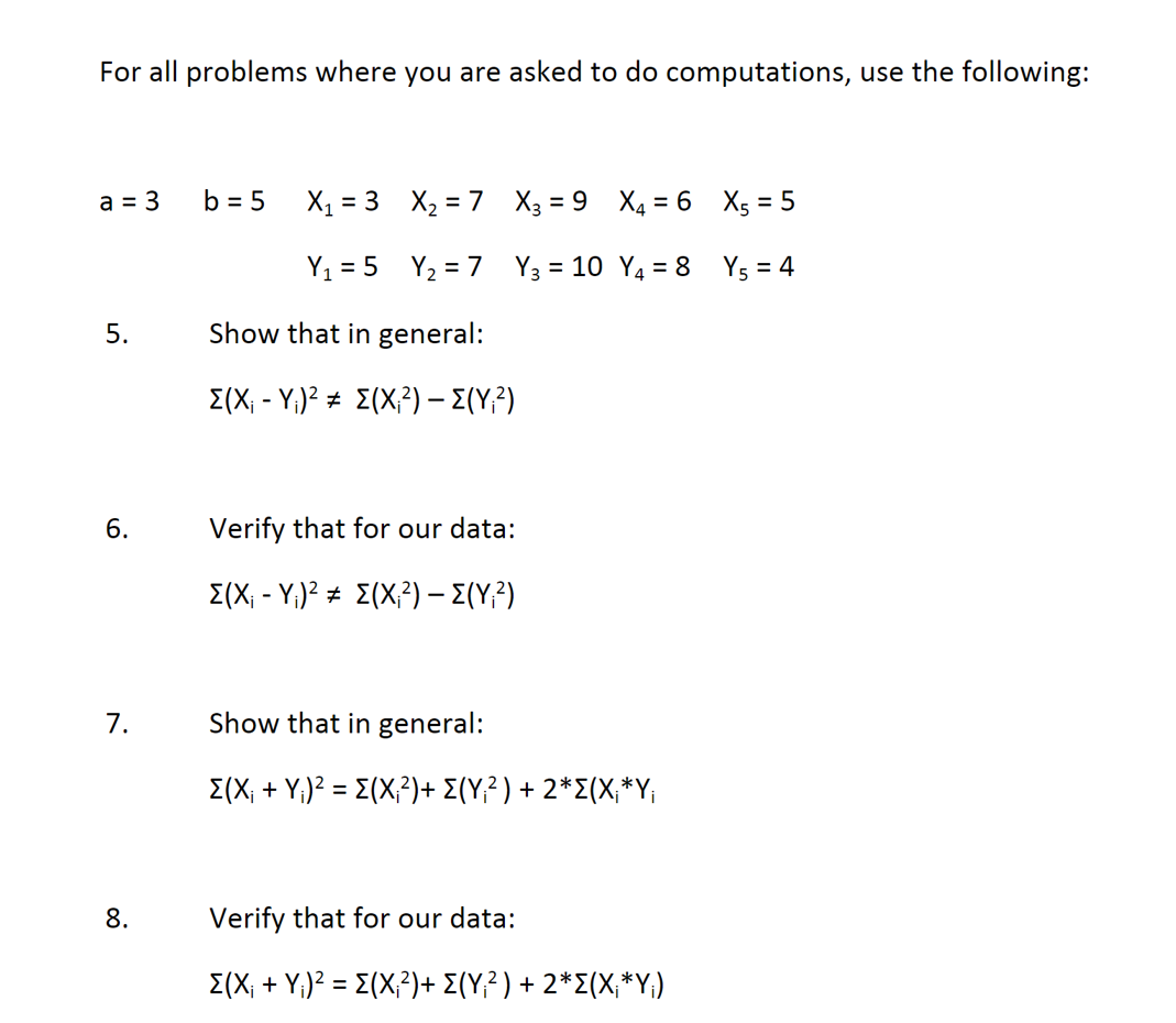 Solved For all problems where you are asked to do | Chegg.com
