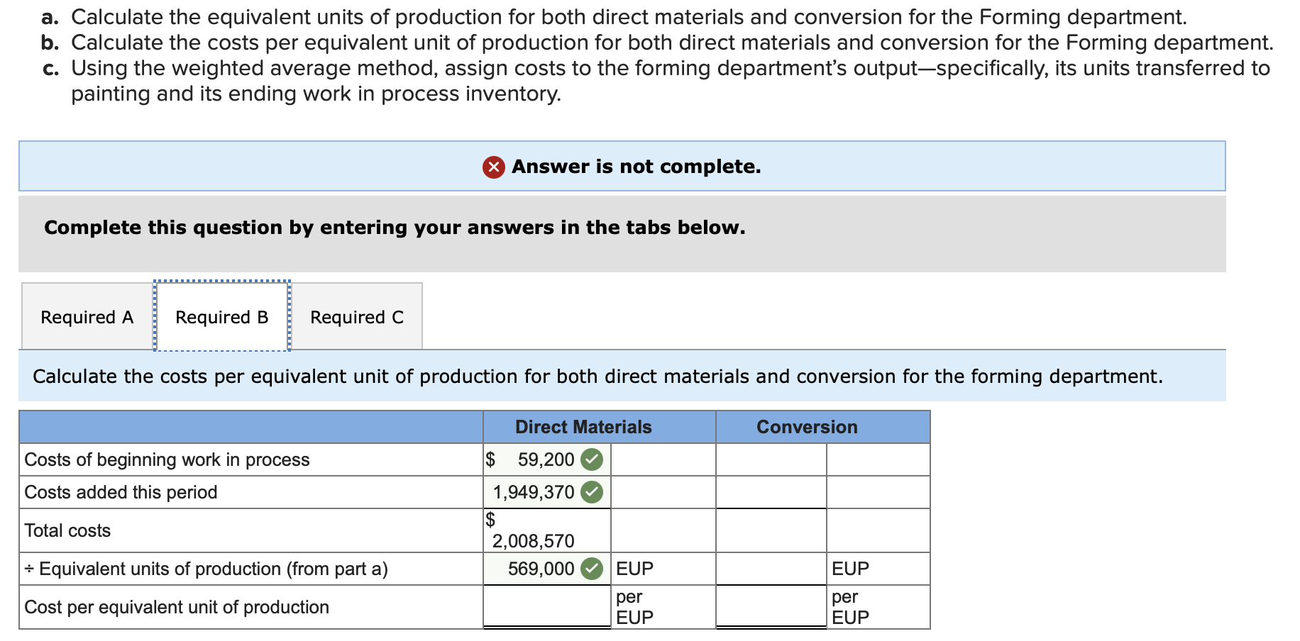 Solved Fields Company has two manufacturing departments, | Chegg.com