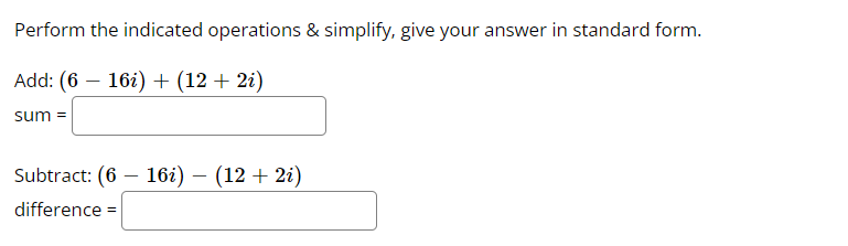Solved Perform the indicated operations \& simplify, give | Chegg.com