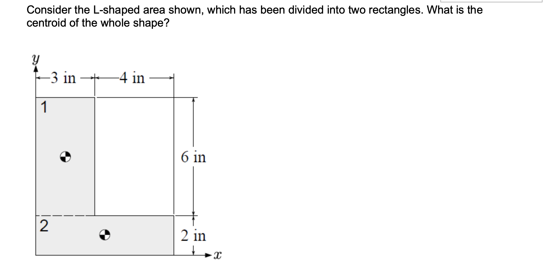 Solved Consider the L-shaped area shown, which has been | Chegg.com