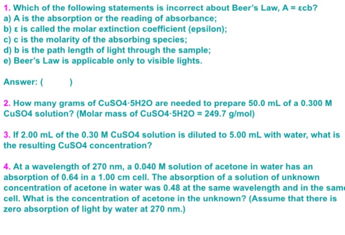 Solved Which of the following statements is incorrect about | Chegg.com