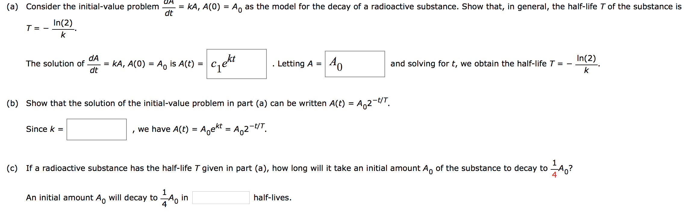 Solved a consider the initial value problem ka a o chegg