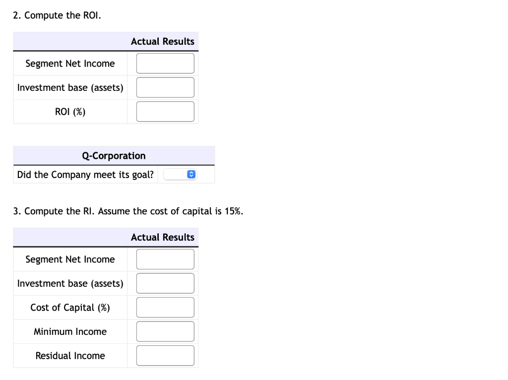 QCorporation uses the standard cost system and