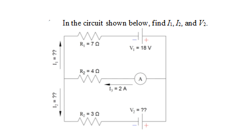 Solved In the circuit shown below, find I1, , and 13. w R. = | Chegg.com