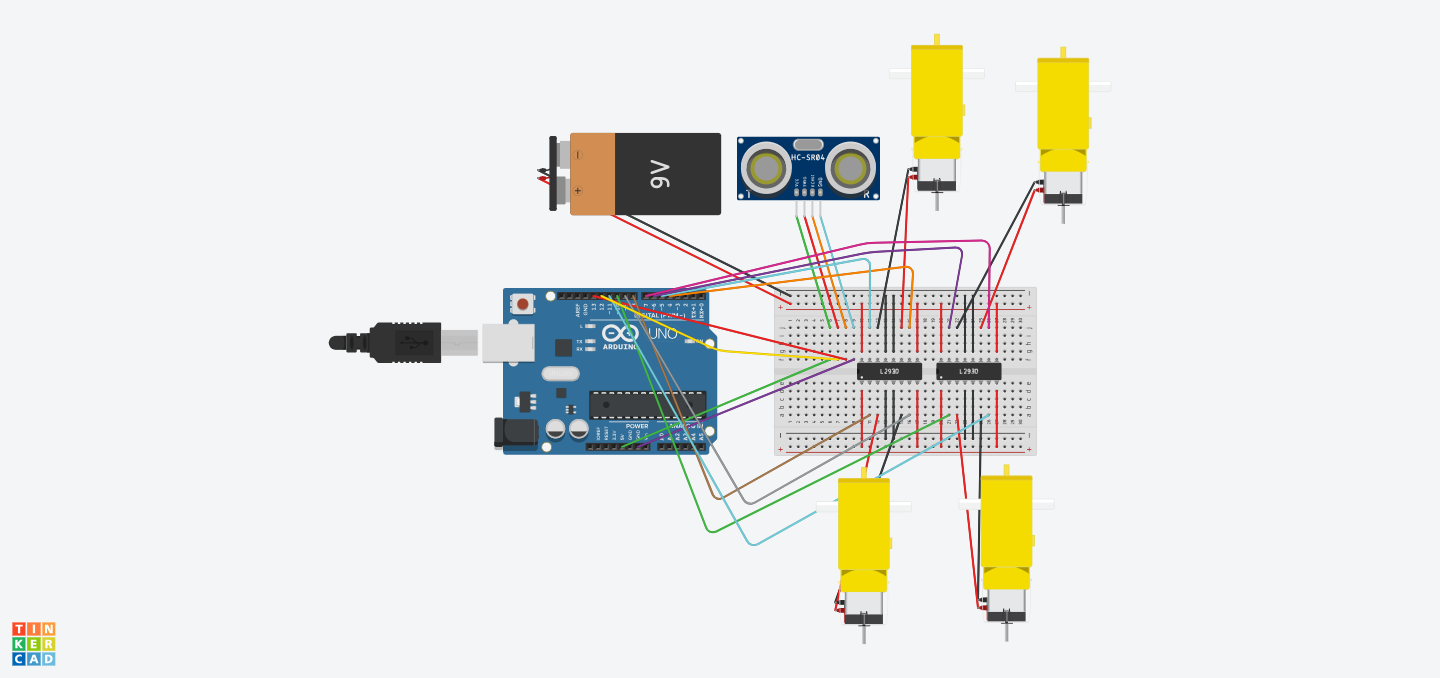 Obstacle Avoiding Robot Using 8051 With Circuit Diagram & Co
