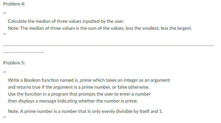 median of three values