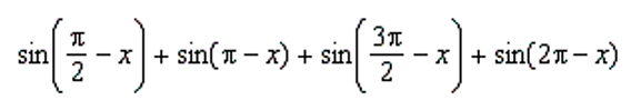 Solved sin 3π (³/7-x) 2 (3 − x) + sin(x − x) + sin - x + | Chegg.com