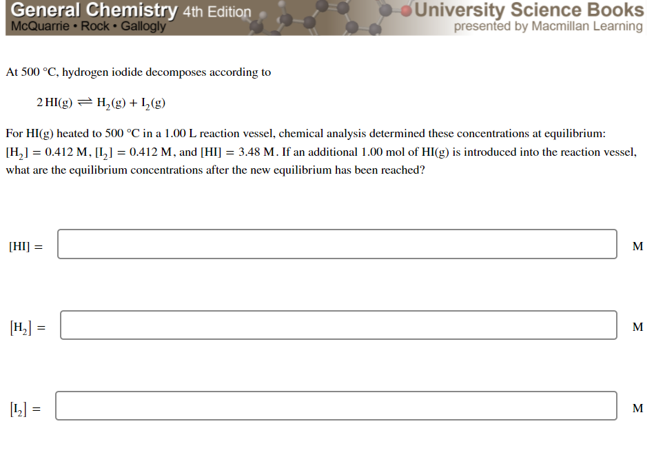 Solved General Chemistry 4th Edition McQuarrie . Rock. | Chegg.com