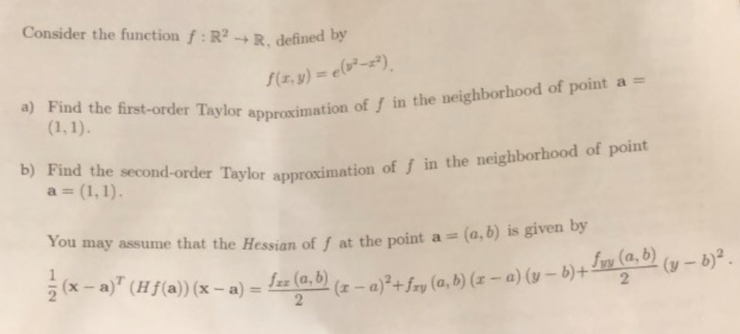 Consider The Function F:R2→R, Defined By | Chegg.com