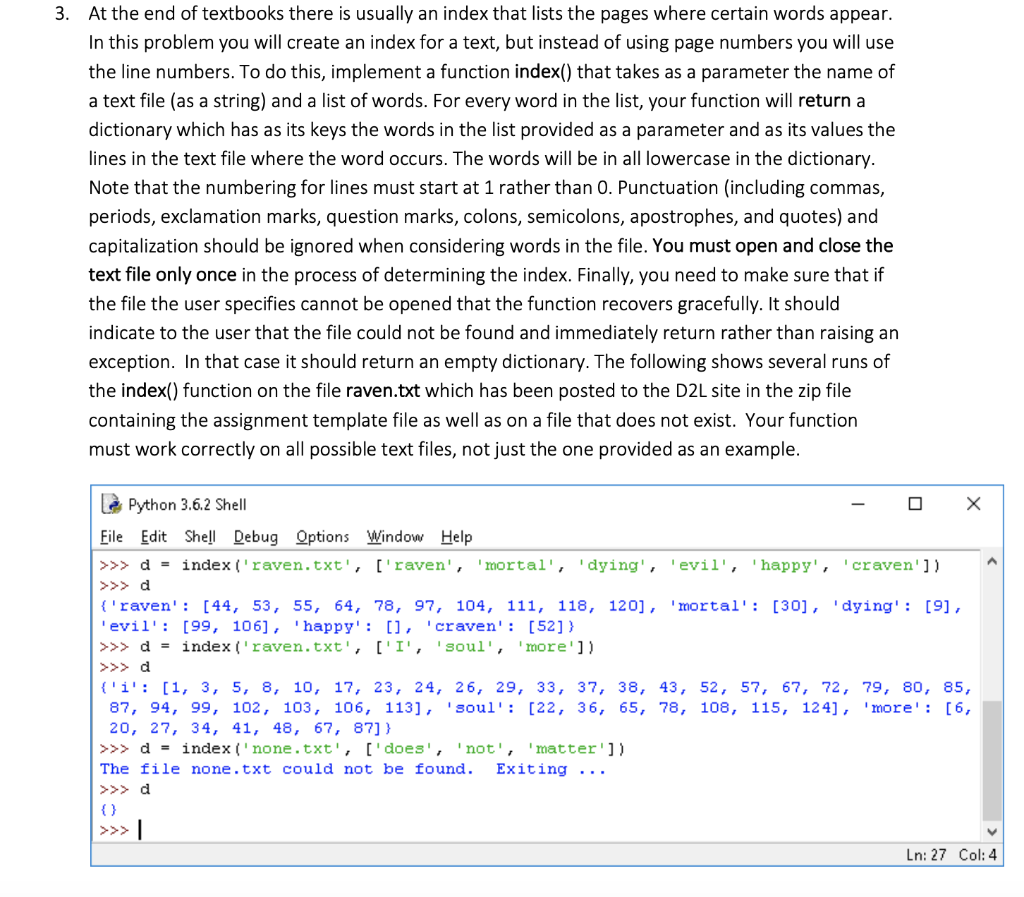 Solved Python 3: Make sure to RETURN. Make sure | Chegg.com