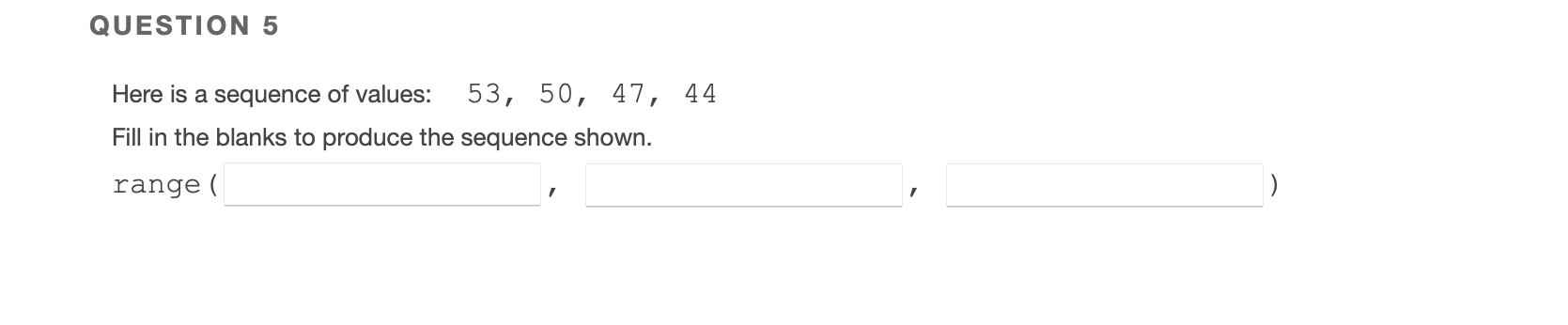 Solved QUESTION 6 Complete the trace table given by tracing | Chegg.com