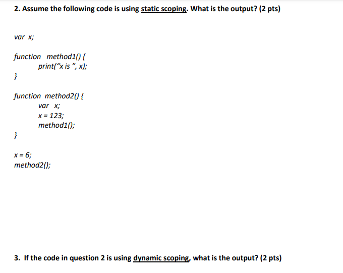 Solved 1. Considering the following code part, assume that | Chegg.com