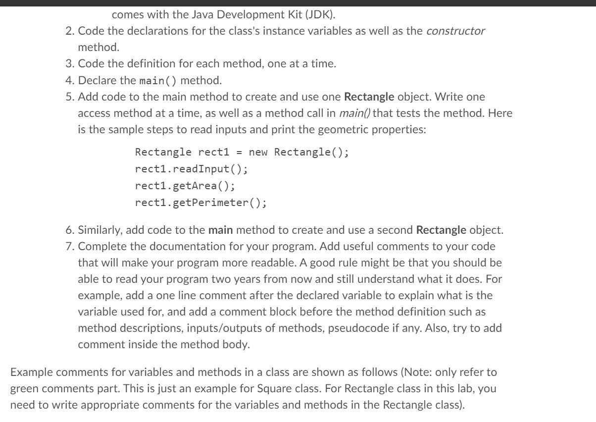Solved Lab Tasks Develop a Java application that can be used | Chegg.com