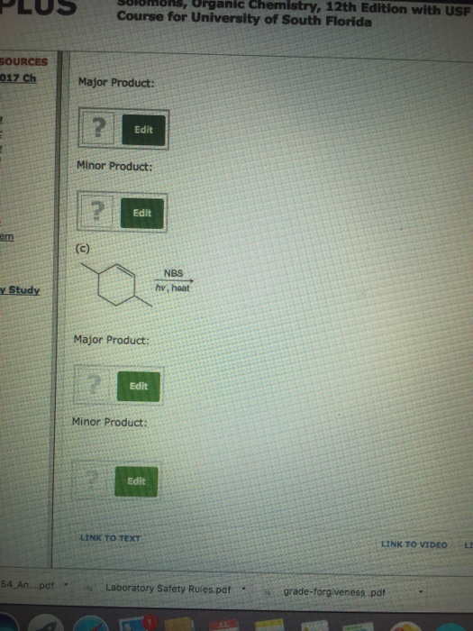 Solved Solomons, Organic Chemistry, 12th Edition With US | Chegg.com