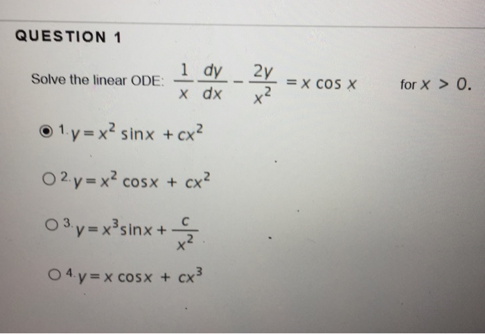 solved-solve-the-linear-ode-1-x-dy-dx-2y-x-2-x-cos-x-chegg