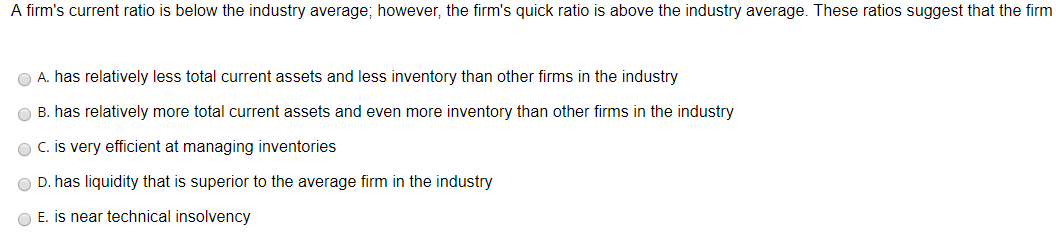 solved-a-firm-s-current-ratio-is-below-the-industry-average-chegg