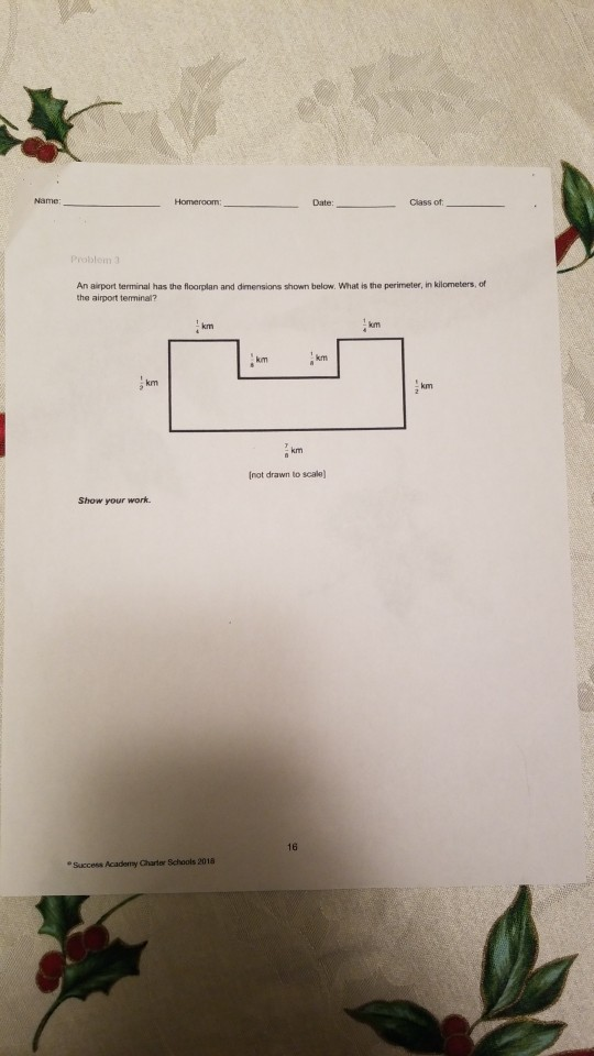 Solved Homeroom Class Of An Airport Terminal Has The Floo