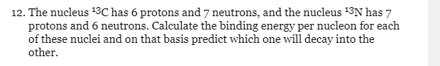 13 6 c number of neutrons