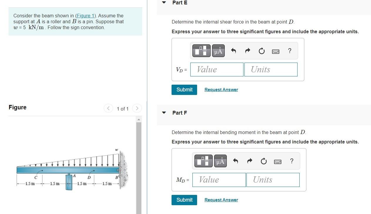 Solved Consider the beam shown in (Figure 1). Assume the | Chegg.com