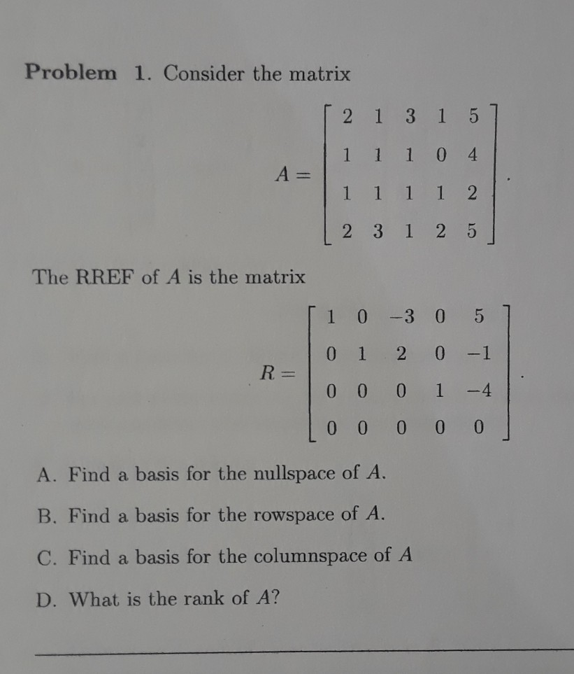 find matrix a if 2 1 3 2