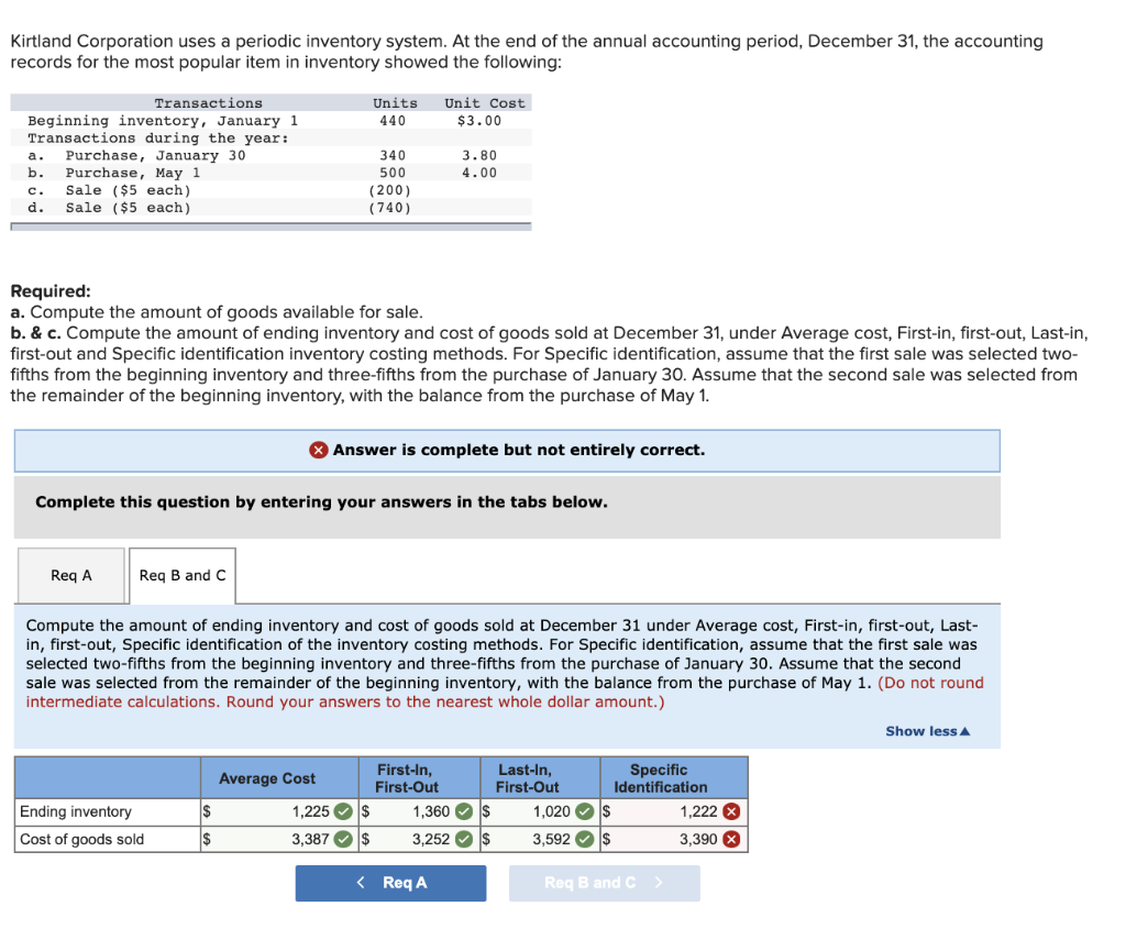 solved-kirtland-corporation-uses-a-periodic-inventory-chegg