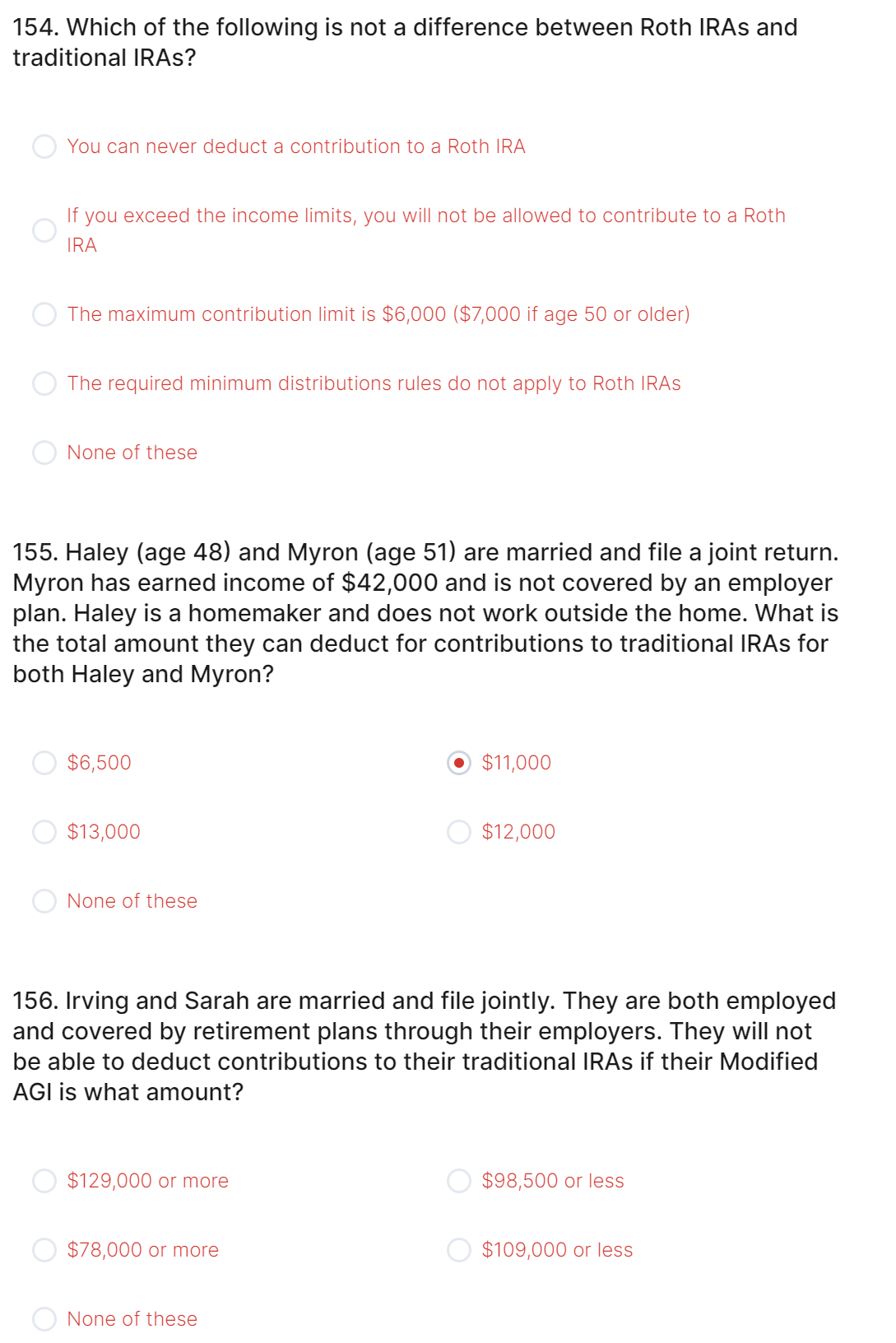 Solved 154. Which of the following is not a difference | Chegg.com