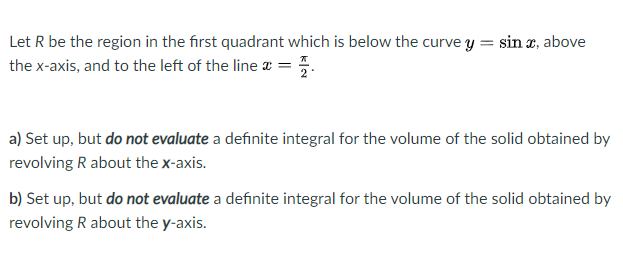 Solved Let R be the region in the first quadrant which is | Chegg.com